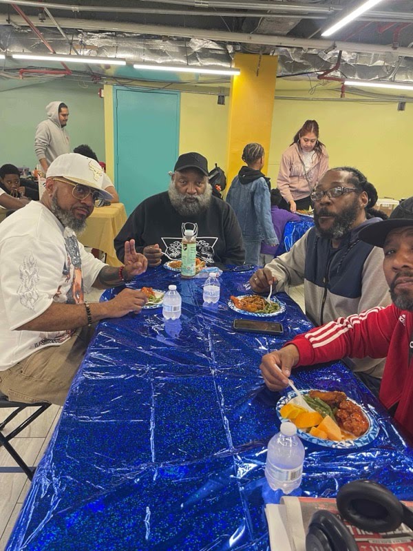 Community members at The Depot